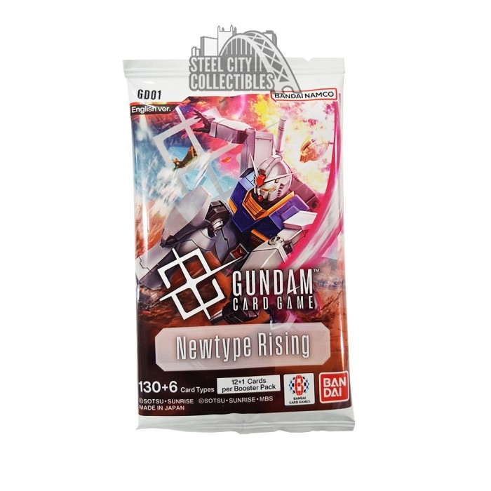 Bandai Gundam Card Game New Type Rising Booster Pack | Steel