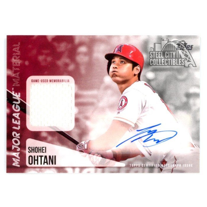 大谷翔平 2019 paniniパッチカード MajesticMaterials 2019 Panini Donruss Majestic Materials Shohei Ohtani #MM-SO