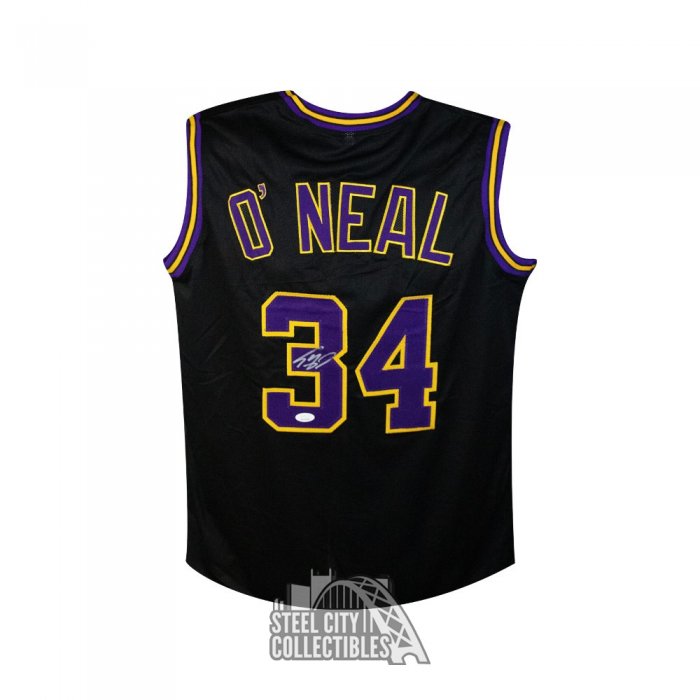 Shaquille O'Neal Signed Los Angeles Lakers Throwback Jersey (JSA