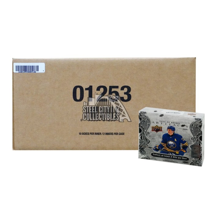 2025-26 Upper Deck Artifacts Hockey Hobby 20-Box Case | Steel City