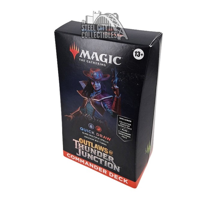 mtg thunder junction commander deck Outlaws of border cards MTG Outlaws of Thunder Junction