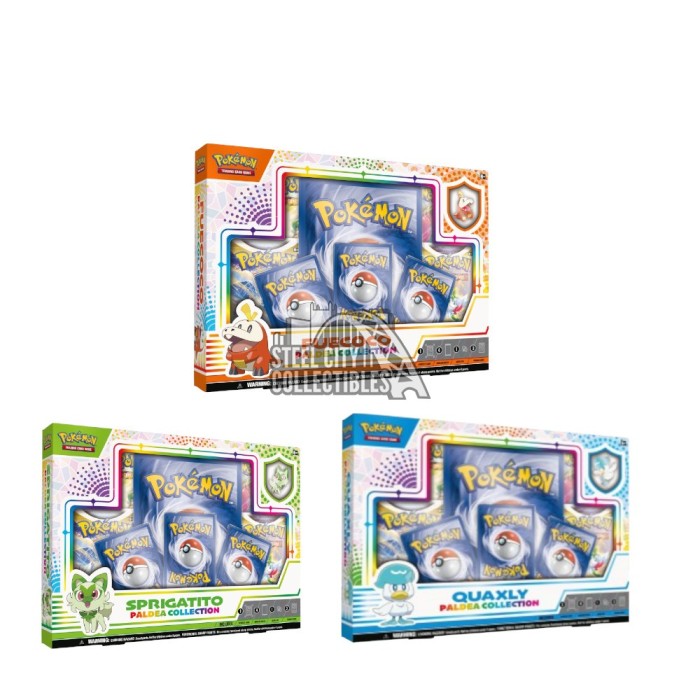 Pokemon Paldea Collection 3-Box Lot | Steel City Collectibles