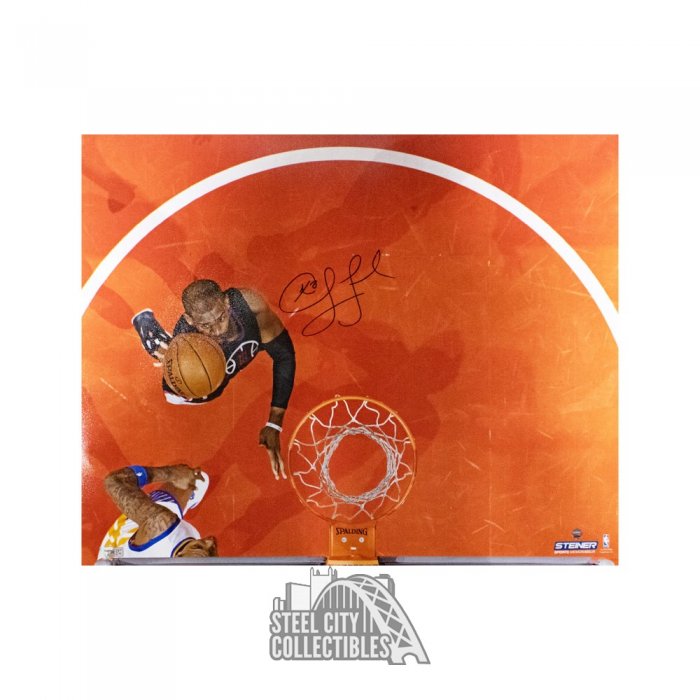 chris paul autographed basketball