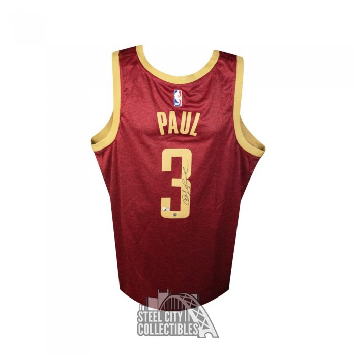 Chris Paul Autographed Houston Rockets Red Nike Swingman ...