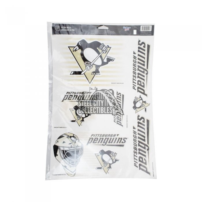 Pittsburgh Penguins Ultra Decal 5 Piece Sheet Steel City Collectibles