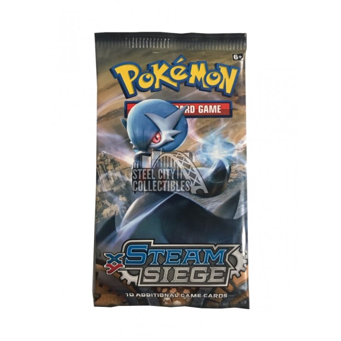 FACTORY SEALED BOOSTER PACK LOT POKEMON TCG XY STEAM SIEGE 8 