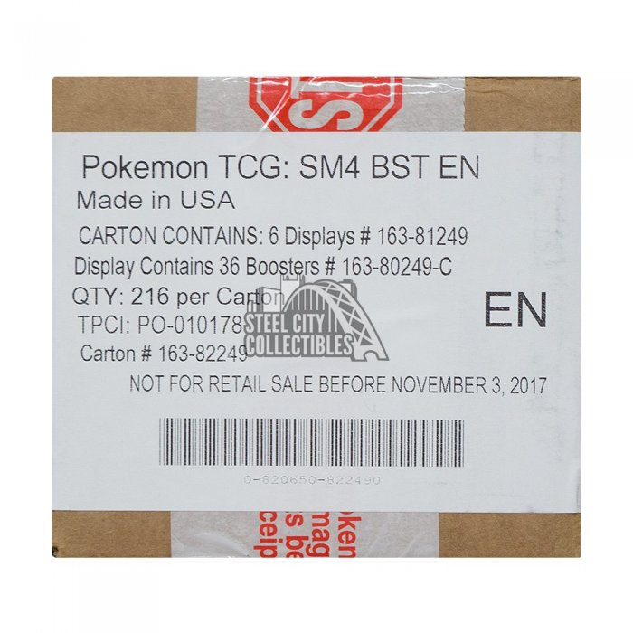 Pokemon TCG: Sun and Moon Crimson Invasion (SM4) Booster Box and