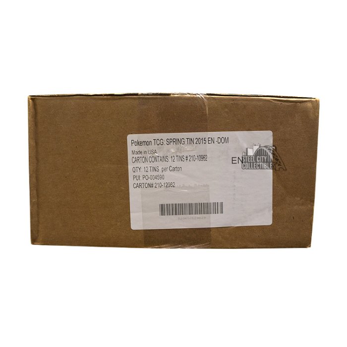 2015 Pokemon Spring Collector 12-Tin Case | Steel City Collectibles