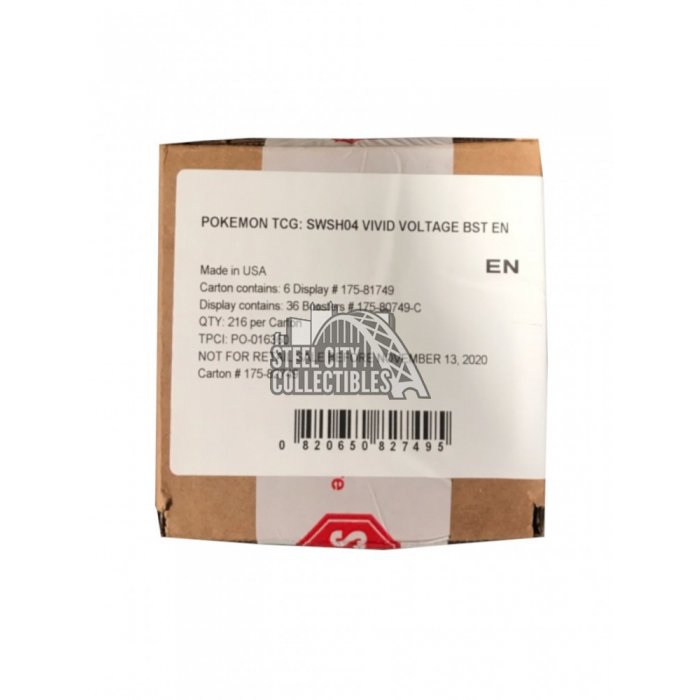 6 Box POKEMON TCG SEALED Vivid Voltage Booster Packs Details about   Alakazam V Box CASE 
