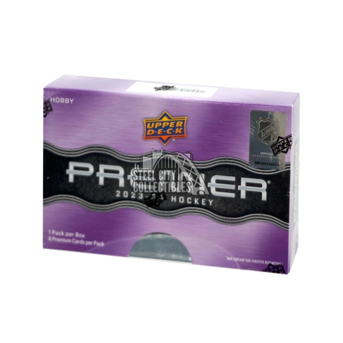 2023-24 Upper Deck Premier Hockey Hobby Box | Steel City Collectibles