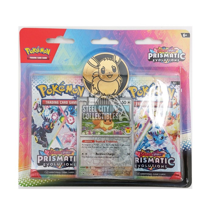Pokemon Scarlet & Violet Prismatic Evolutions 2-Pack Blister