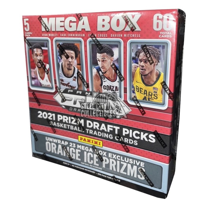 202122 Panini Prizm Draft Picks Collegiate Basketball 60Card Mega Box