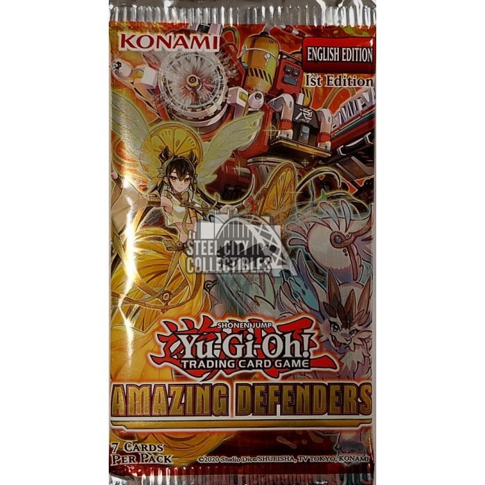 Yu-Gi-Oh! Amazing Defenders 1st Edition Booster 4-Pack Lot | Steel City Collectibles Yu-Gi-Oh! Amazing Defenders 1st Edition Booster 4-Pack Lot | Steel City Collectibles
