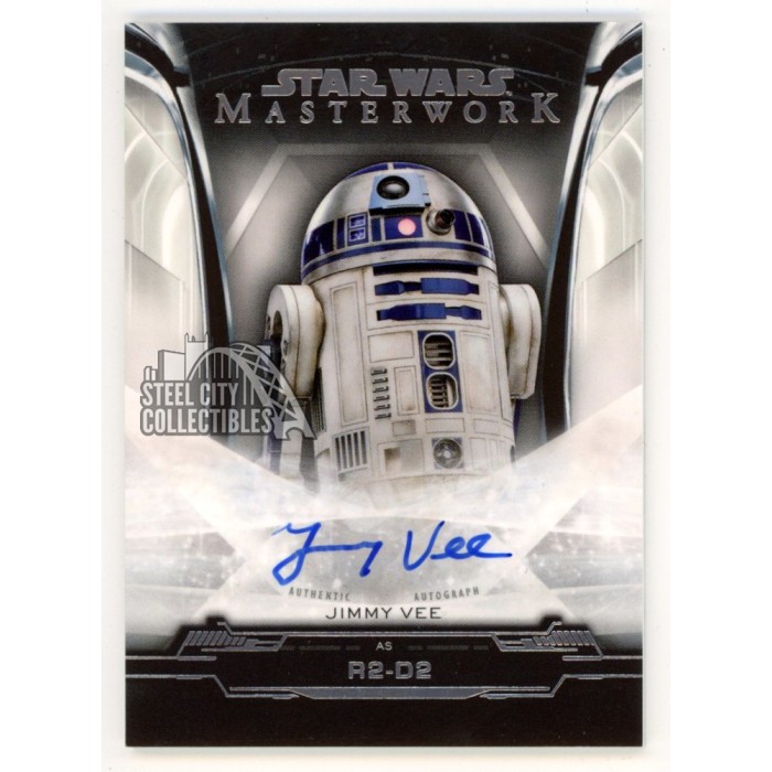 Jimmy Vee R2D2 2019 Topps Star Wars Masterwork Autograph Card #A