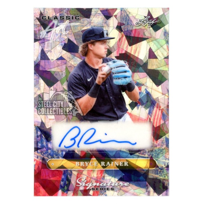 Bryce Rainer 2025 Leaf Signature Series Classic Art Ice Autograph Card ...