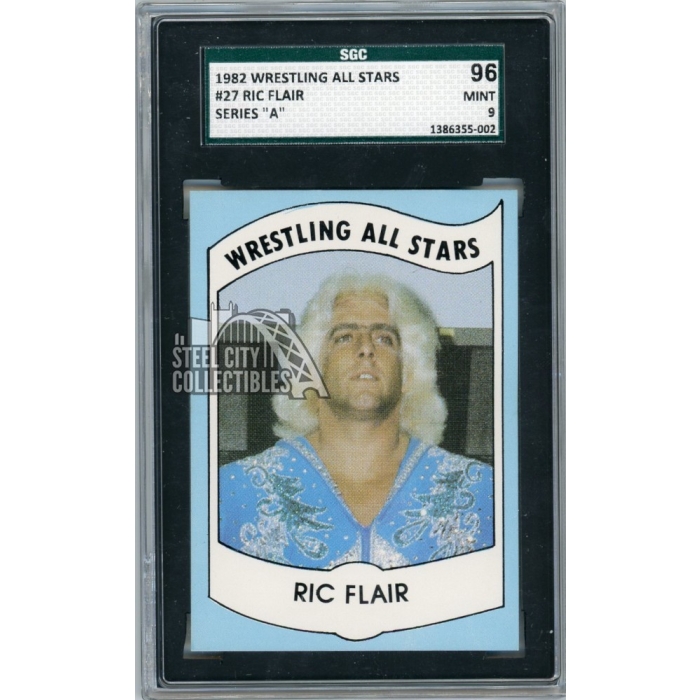1982 Wrestling All Stars Ric Flair Card #27 Series A REPRINT Great for Autograph 