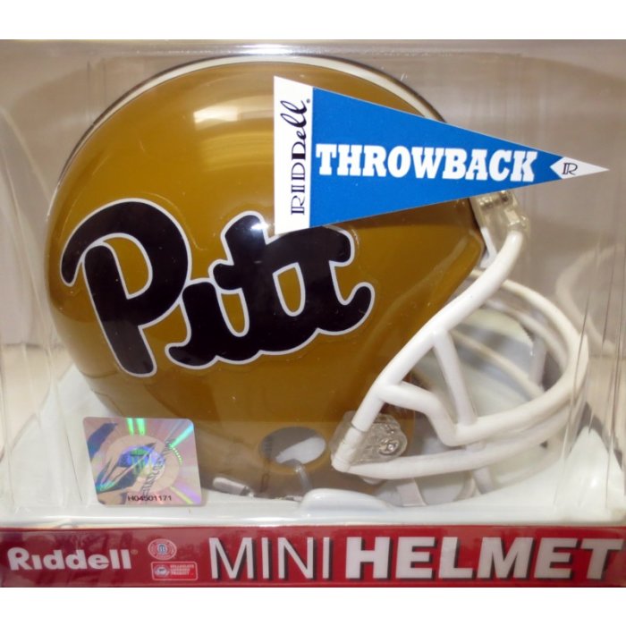 Riddell University Of Pittsburgh Vintage Mini Helmet Steel City