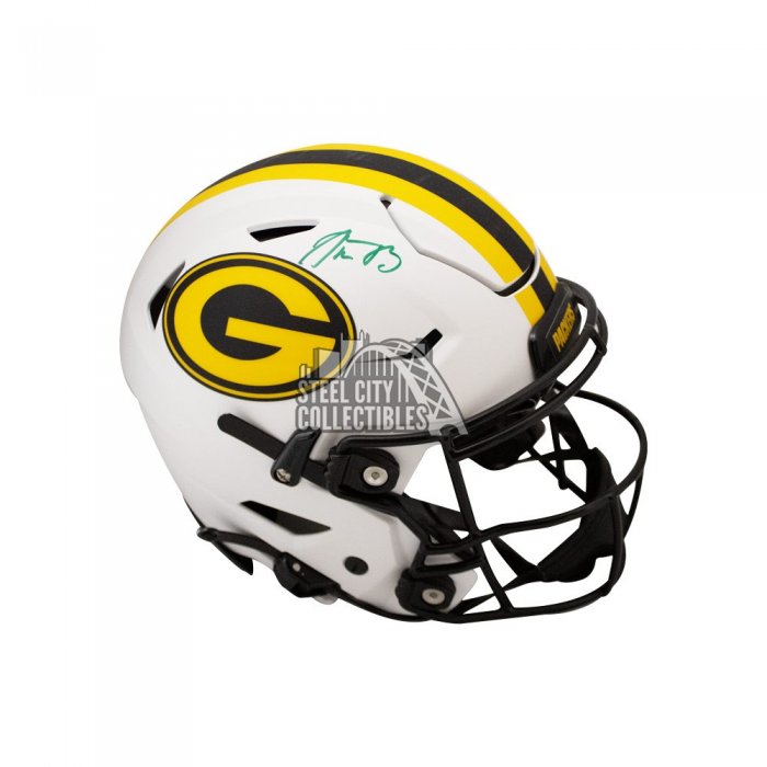 Aaron Rodgers Green Bay Packers Autographed Riddell Speed Flex Authentic  Helmet with DISCOUNT DOUBLE CHECK Inscription