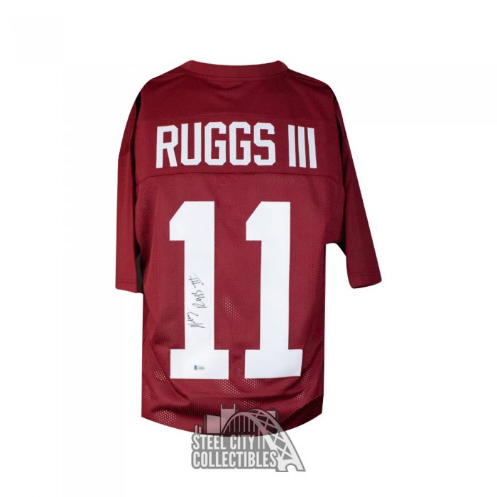 Henry Ruggs III Autographed Alabama Crimson Tide Custom Football Jersey