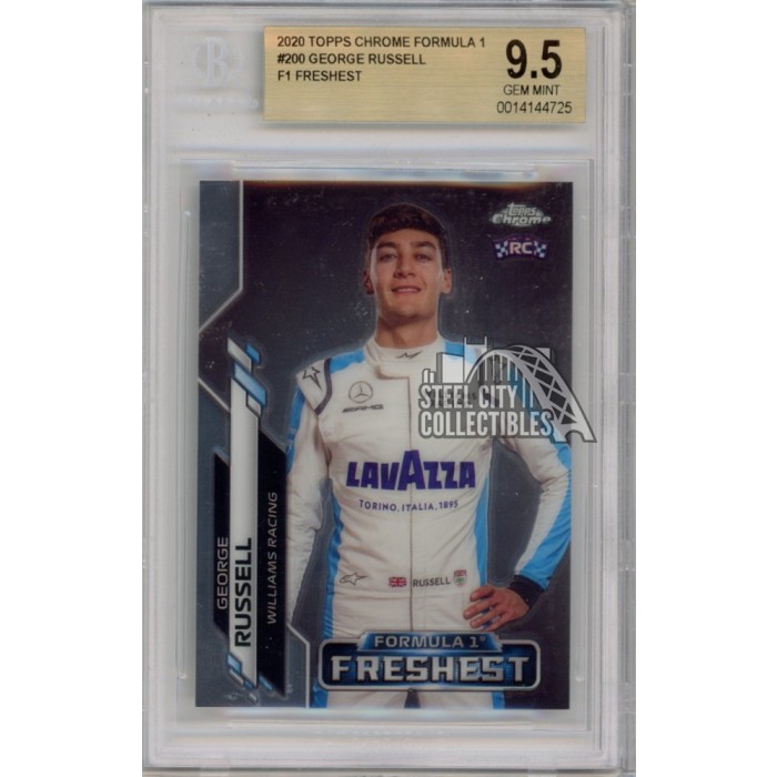 George Russell 2020 Topps Chrome Formula 1 Freshest Rookie Card #200 ...