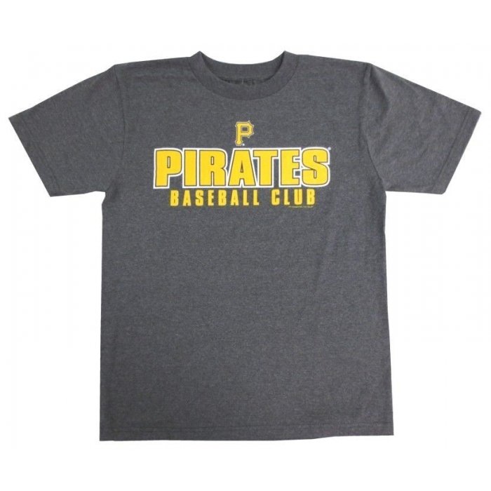 Pittsburgh Pirates MLB Baseball Club Youth Gray TShirt Steel City