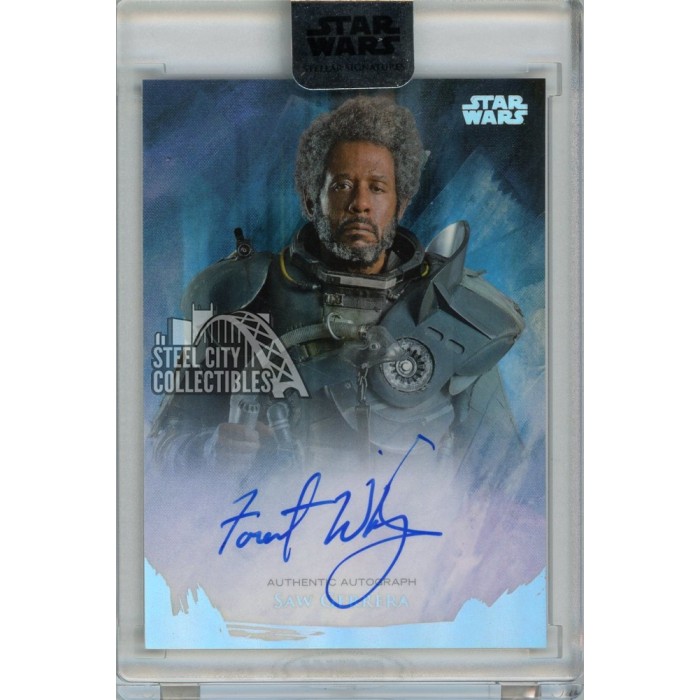 Forest Whitaker Saw Gerrera 2018 Topps Star Wars Stellar