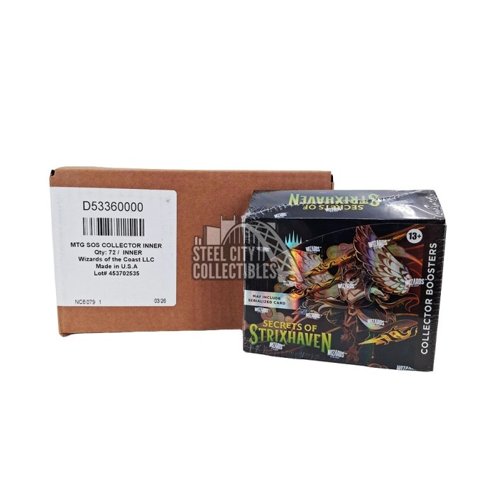 strixhaven collector booster box case Secrets of frame treatments Magic: The Gathering - Secrets