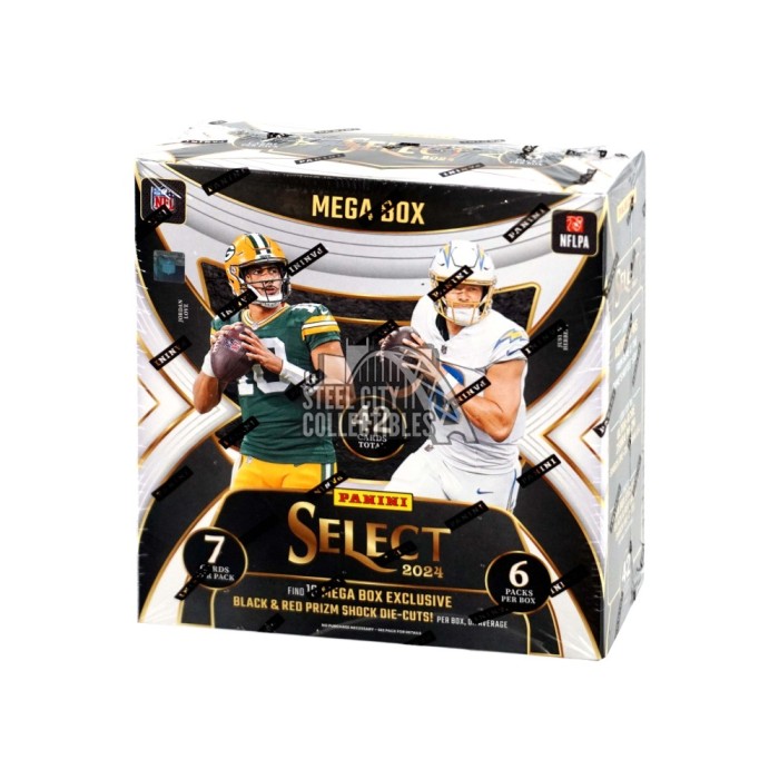2024 Panini Select Football Mega Box (Black & Red Die-Cuts