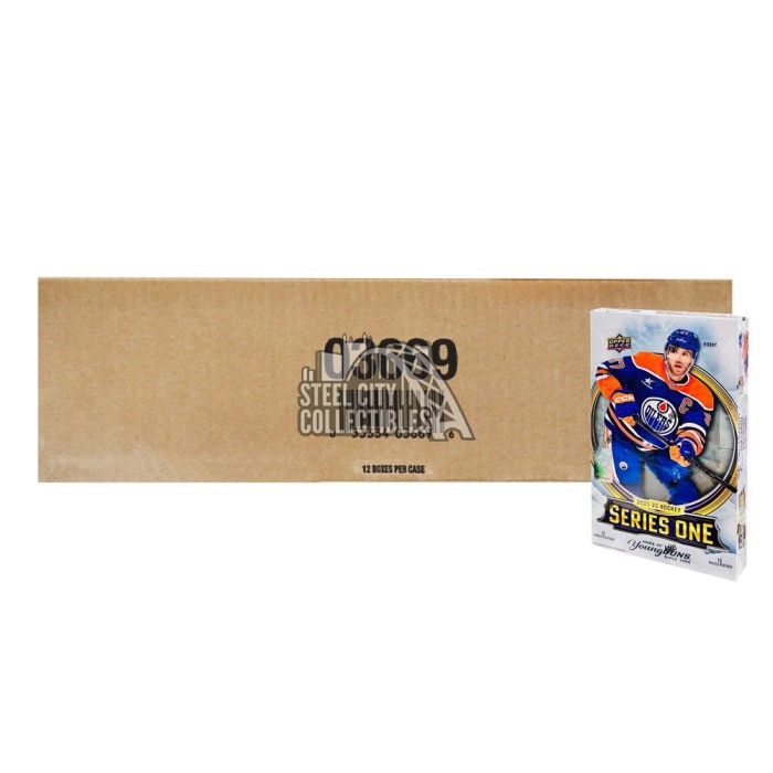 2025-26 Upper Deck Series 1 Hockey Hobby 12-Box Case | Steel City