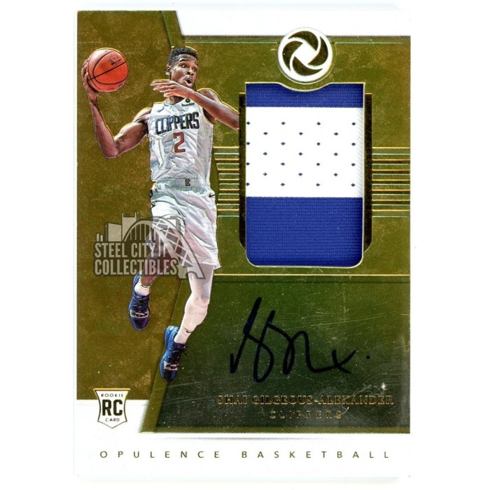 Shai Gilgeous-Alexander 2018-19 Panini Opulence Rookie Patch