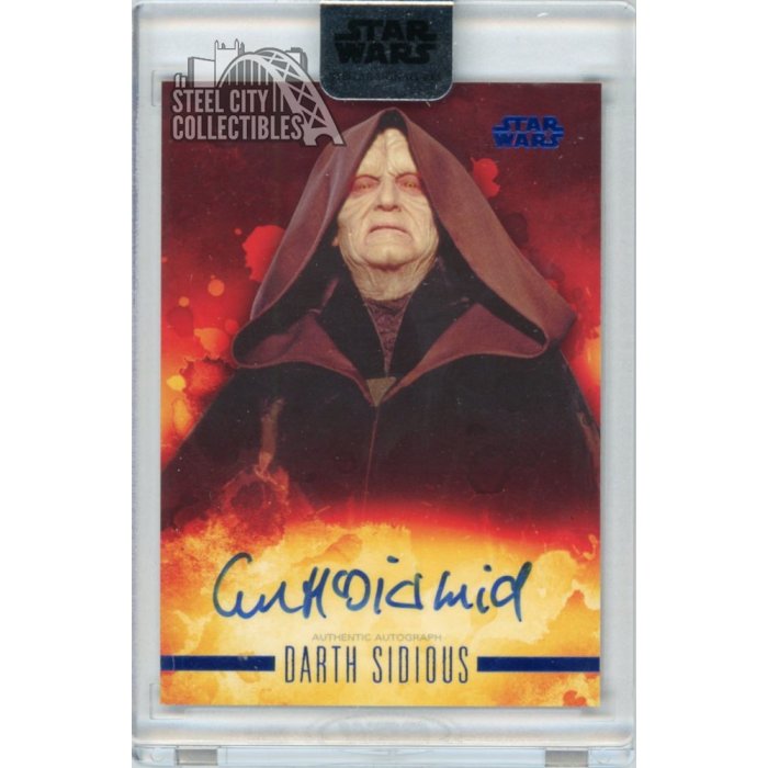 Ian McDiarmid Darth Sidious 2019 Topps Star Wars Stellar