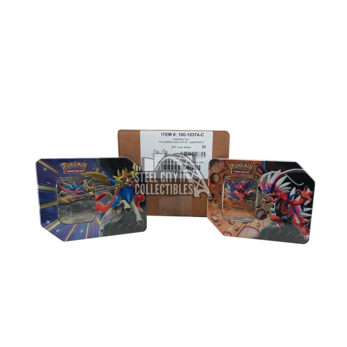 Pokemon Slashing Legends 6-Tin Case | Steel City Collectibles