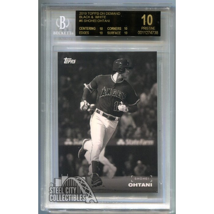 Shohei Ohtani 2019 Topps On Demand Black & White - BGS 10 PRISTINE