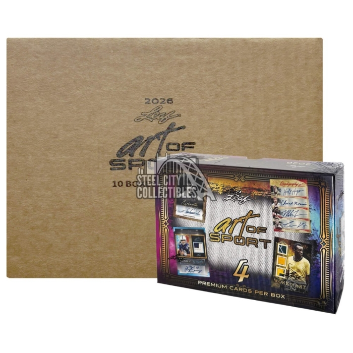 2026 Leaf Art of Sport Multi-Sport 10-Box Case | Steel City