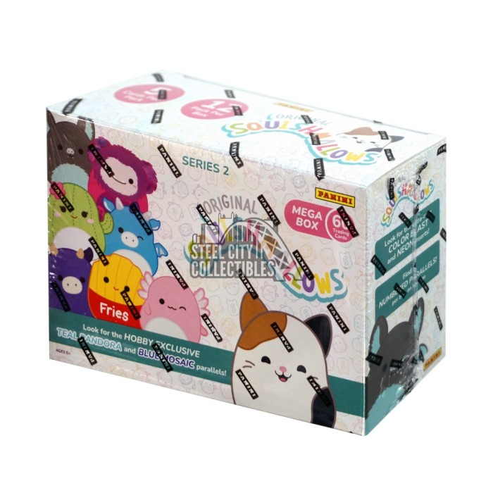 squishmallow card binder Official Kellytoy Series 1 Trading Cards (Pack of 3) : Toys & Games ruled sheets and a sturdy spiral binding 2025 Panini Squishmallows Hobby Mega