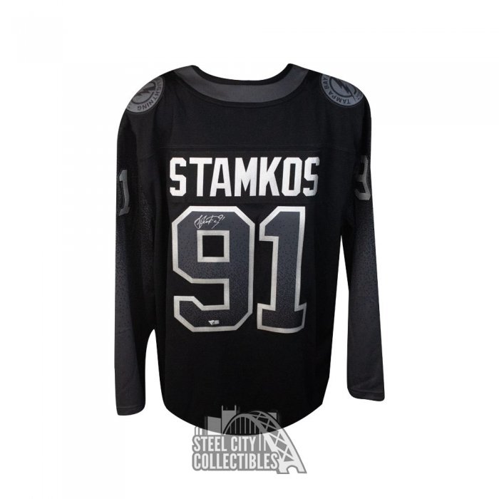 Youth Steven Stamkos Black Alternate Player Team Jersey - Kitsociety