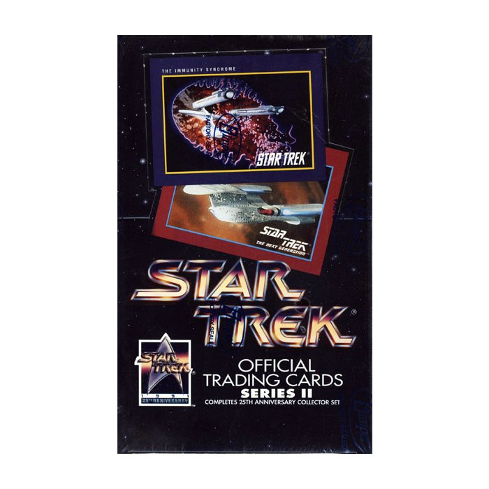 1991 Star Trek 25th Anniversary Series 2 Trading Cards Box Steel City