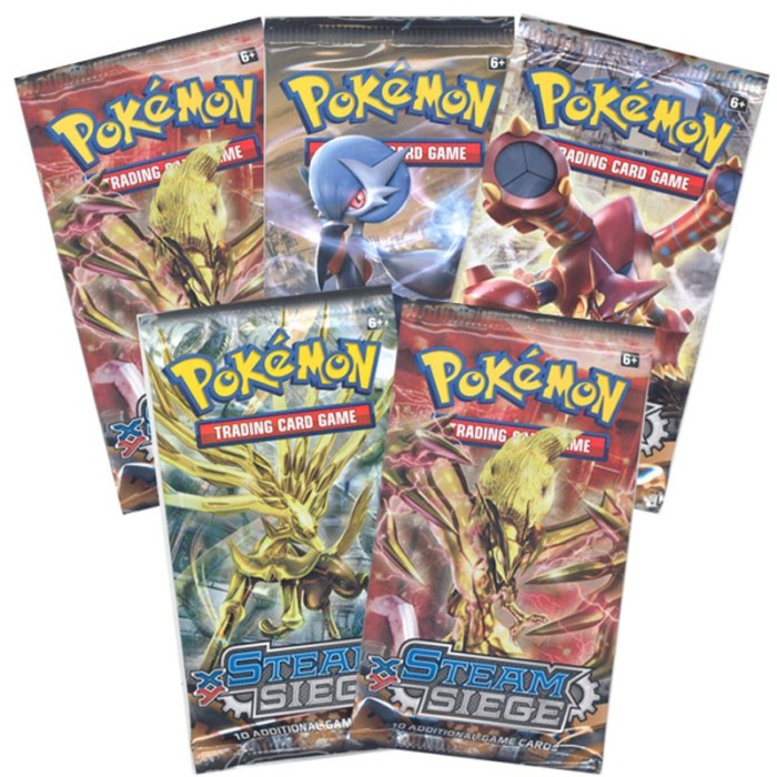 Pokemon XY Steam Siege Booster 36-Pack Lot | Steel City Collectibles