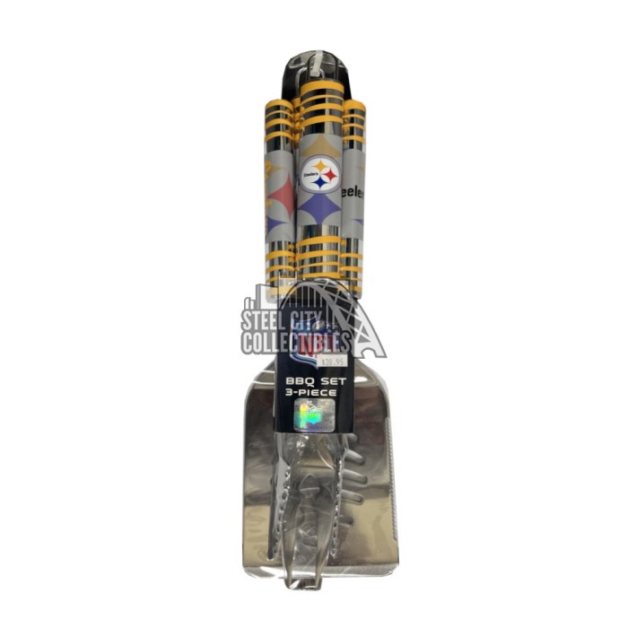 Pittsburgh Steelers Sisk 3-Piece BBQ Set | Steel City Collectibles