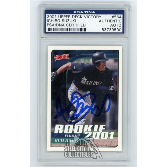 Ichiro Suzuki 2001 Upper Deck Victory Autographed Rookie RC
