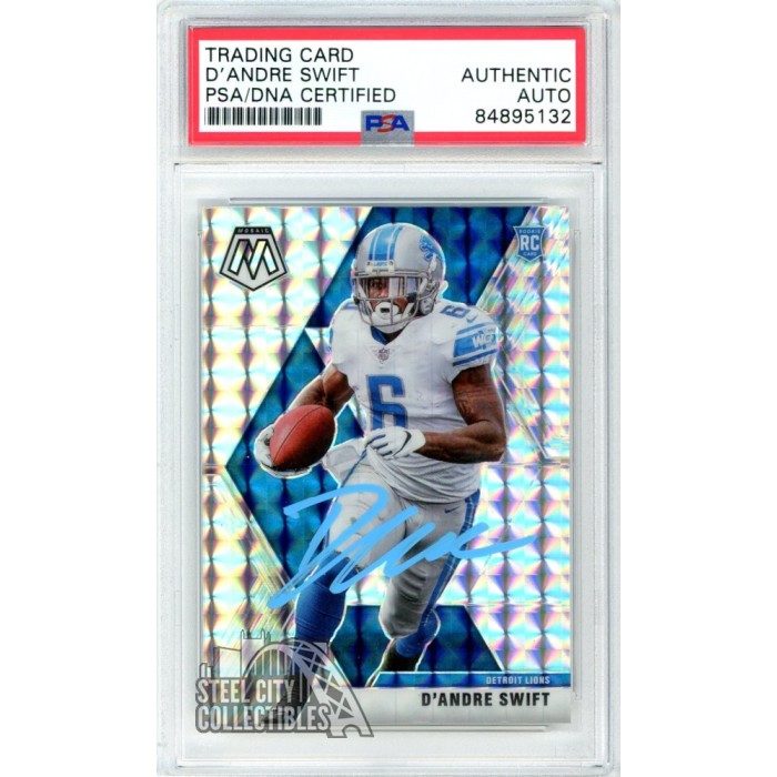 2022 Panini Mosaic - D'Andre Swift #65 Gold Wave Mosaic