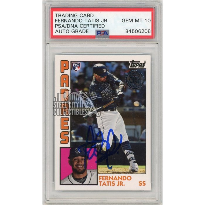 2019 Topps タティス jr　RC直書きサイン　/199 2019 Topps タティス jr RC直書きサイン /199
