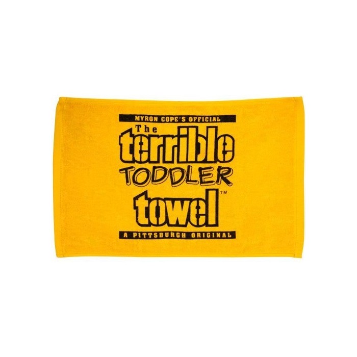 Myron Cope's Official Pittsburgh Steelers Terrible Toddler Towel Steel City Collectibles
