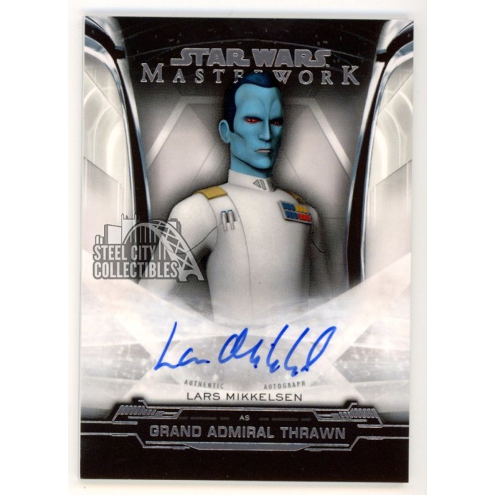 Lars Mikkelsen Grand Admiral Thrawn 2019 Topps Star Wars 
