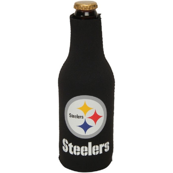 steelers beer koozie