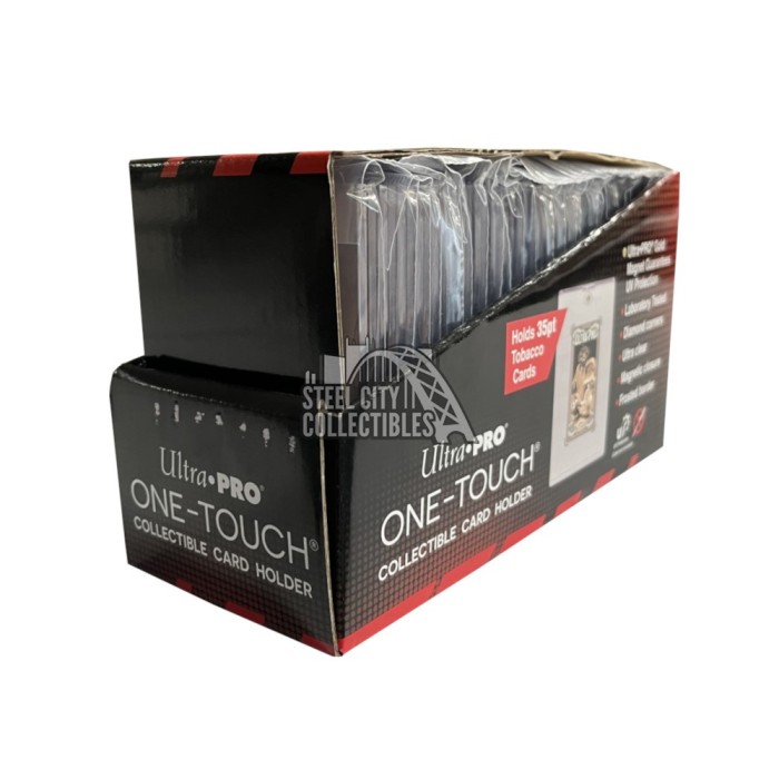 Ultra Pro Tobacco Size One Touch Magnetic Card Holder Box Of 25