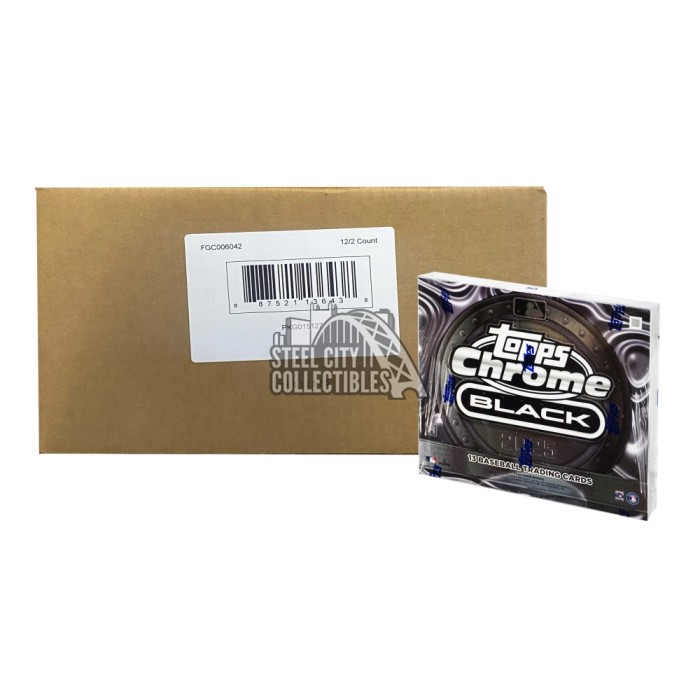 たいちゃん2 Topps Chrome Black 2025 2025 Topps Chrome Black Baseball Hobby Box | DA Card World