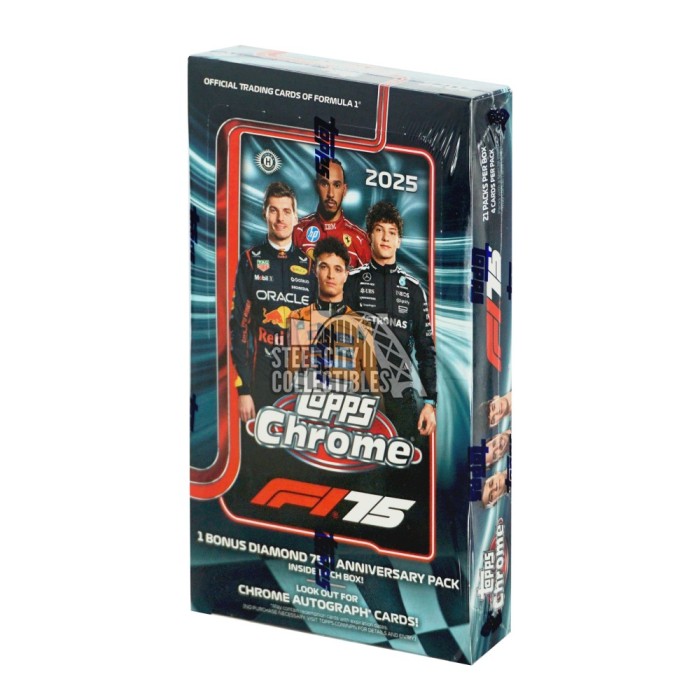 2025 Topps Chrome Formula 1 F1 Racing Hobby Box | Steel City