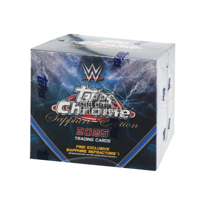 2025 Topps Chrome WWE Wrestling Sapphire Edition Box | Steel City  Collectibles