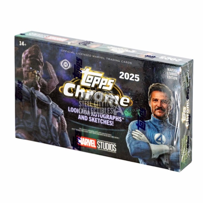 2025 Topps Marvel Studios Chrome Hobby Box | Steel City Collectibles